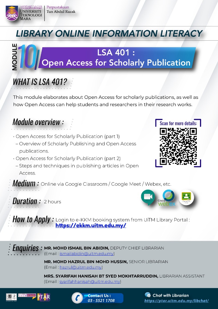 LSA 401: Open Access for Scholarly Publication