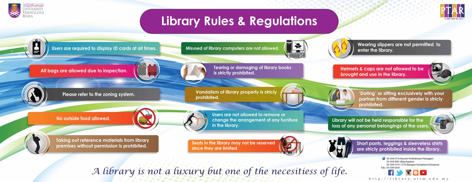 Library Rules & Regulations UiTM Library
