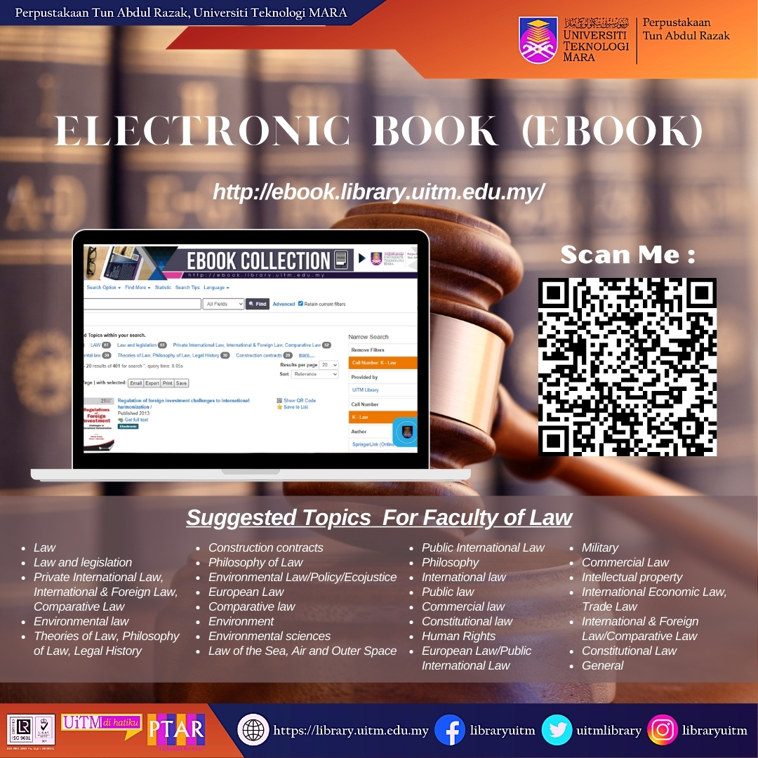 Discover our eResources on Faculty of Law eBook