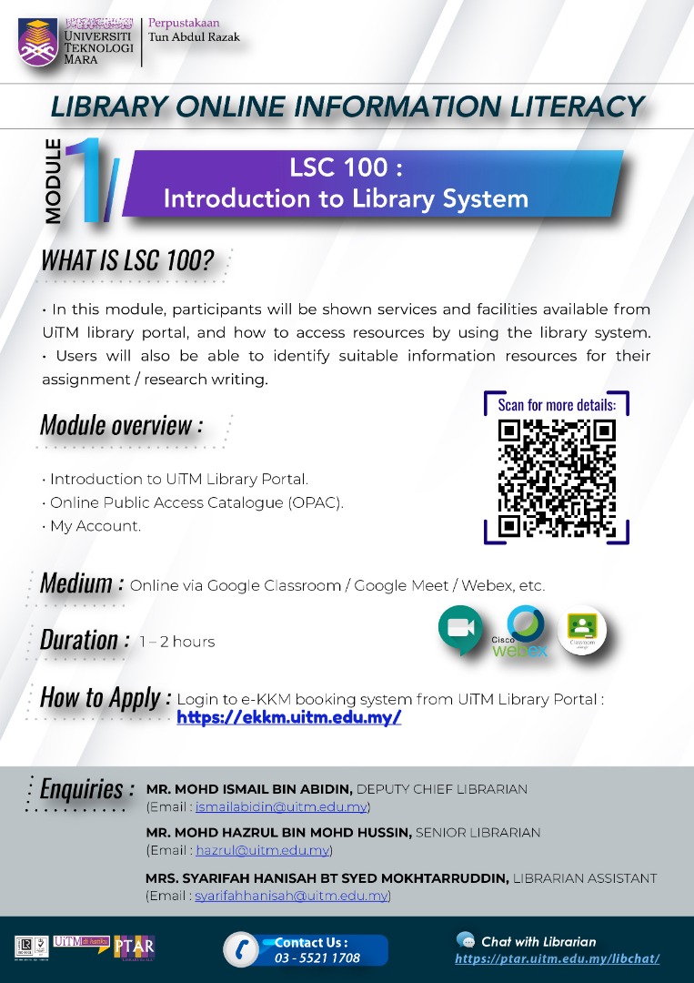 LSC 100: Introduction to Library System