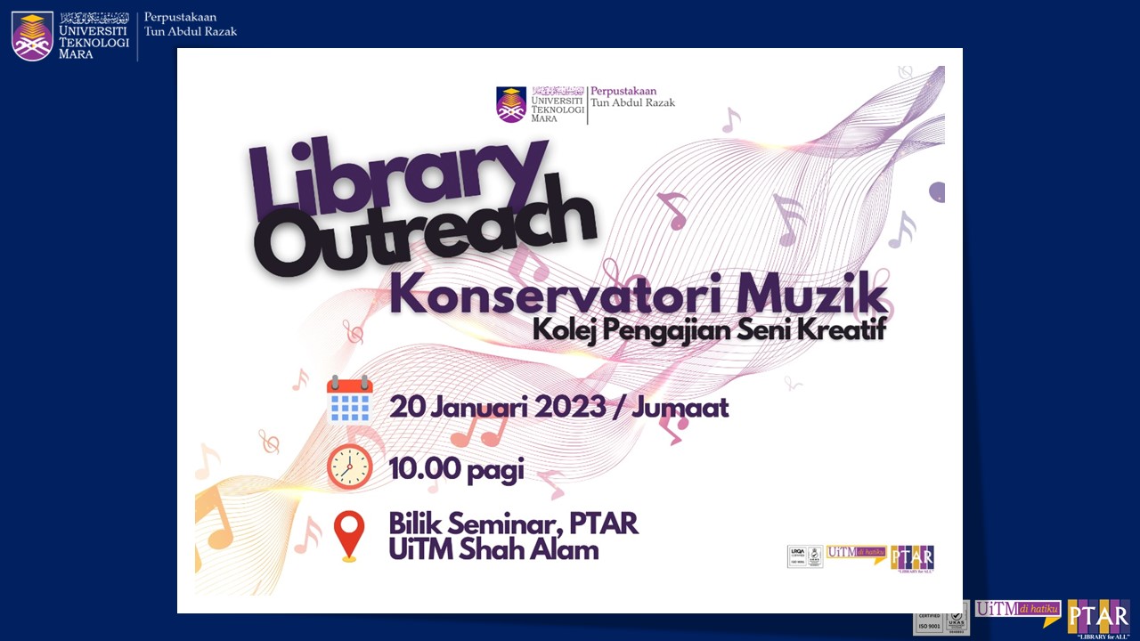 Library Outreach Kolej Pengajian Seni Kreatif (Konservatori Muzik)