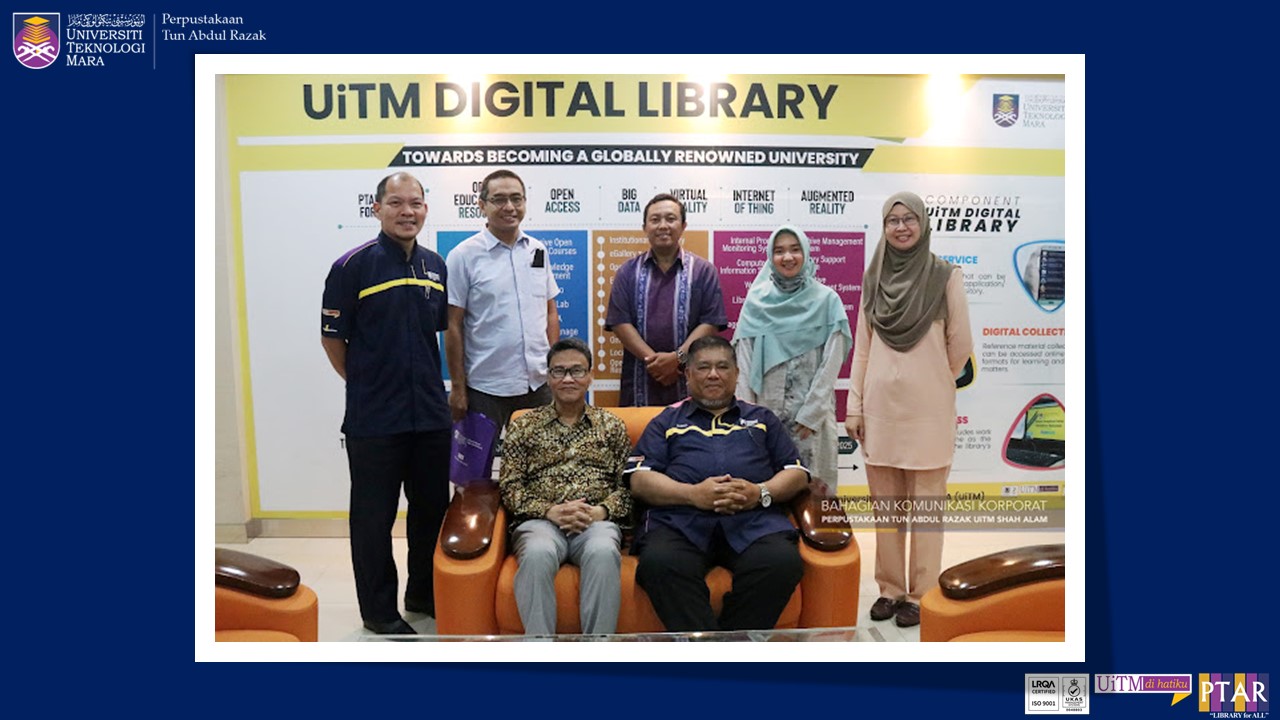 Perpustakaan UiTM terpilih sebagai lokasi penyelidikan oleh penyelidik Universitas Indonesia