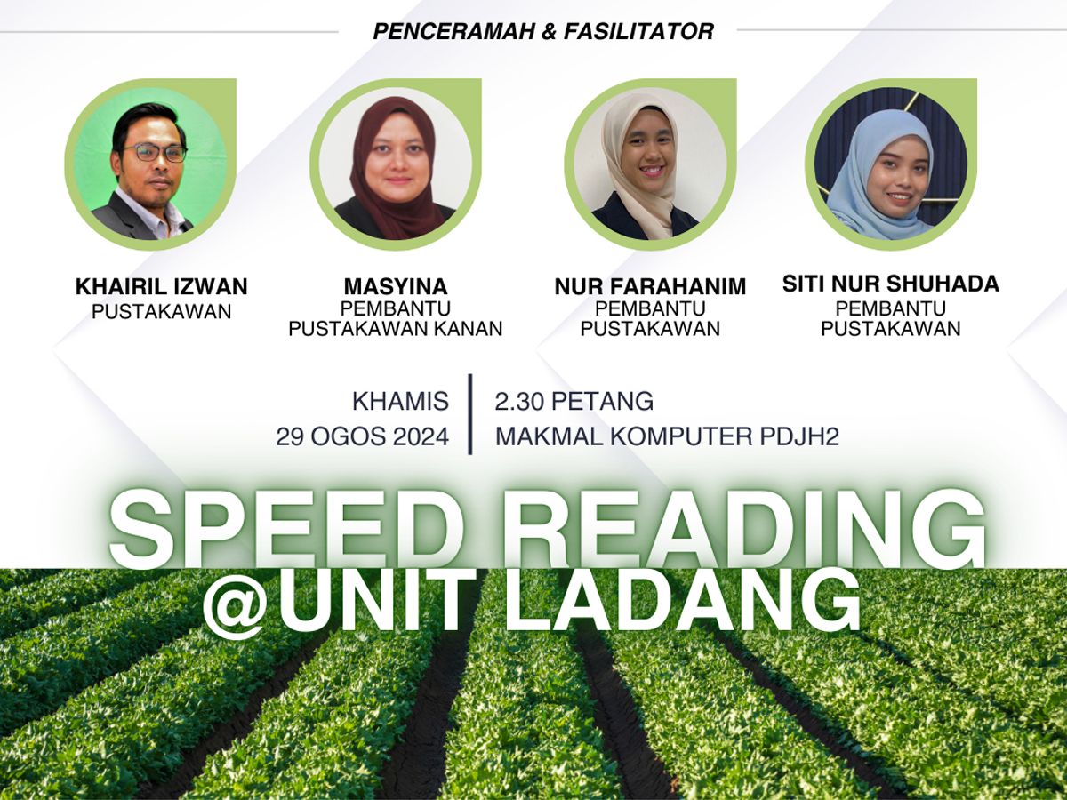 Speed Reading @Unit Ladang