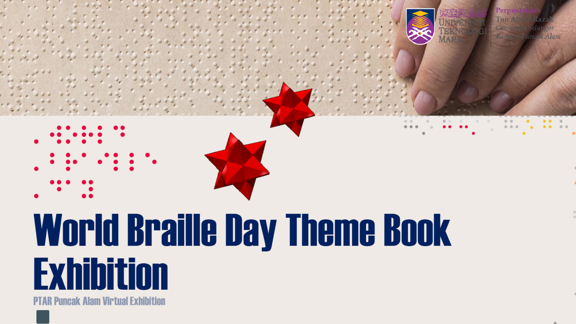 World Braille Day Theme Book Exhibition