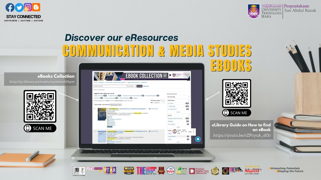 Akses eBook  berkaitan Komunikasi & Pengajian Media