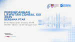 Perbincangan Lawatan CONSAL XIX 2025 Bersama PTAR