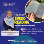 Program Speed reading @PTAR UNDANG-UNDANG
