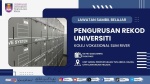 Taklimat Lawatan Sambil Belajar Pengurusan Rekod Universiti Bersama Kolej Vokasional Slim River