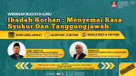 Webinar Budaya Ilmu (Ibadah Korban : Menyemai Rasa Syukur Dan Tanggungjawab)