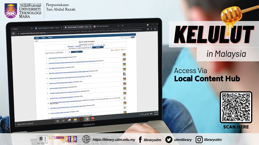Discover our eResources Local Content Hub on Kelulut.