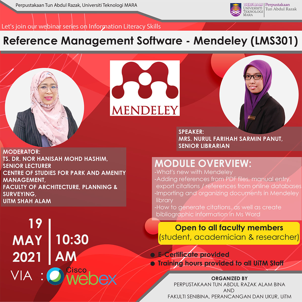 Reference Management Software - Mendeley (LMS301)