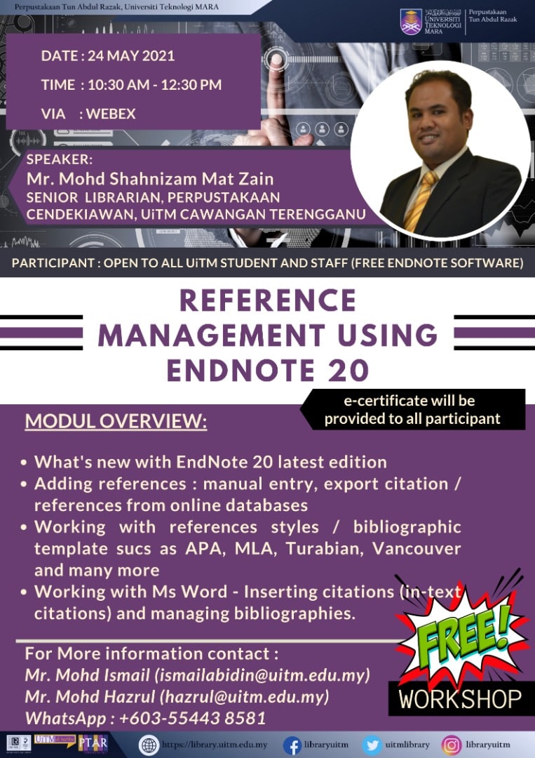 Reference Management using EndNote 20