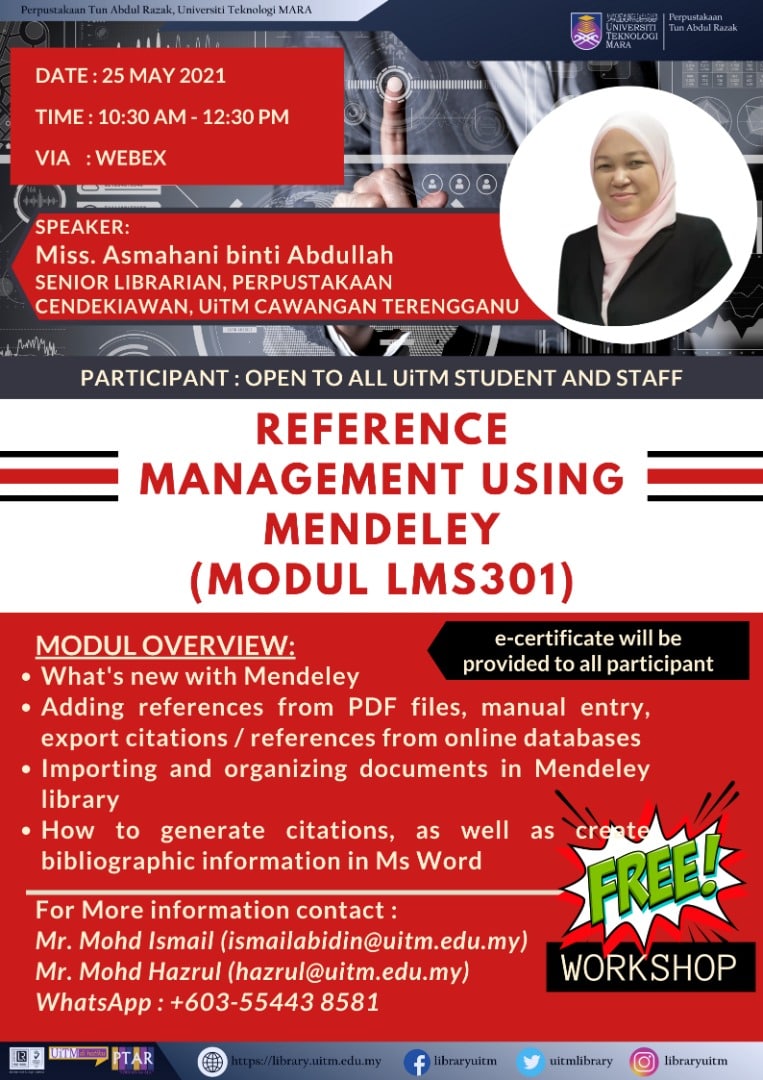 Reference Management using Mendeley