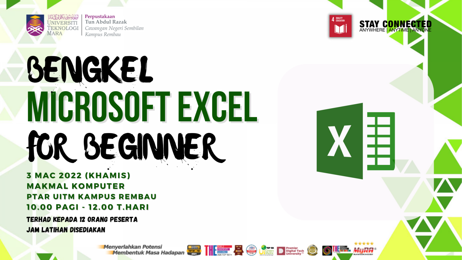 Bengkel Microsoft Excel For Beginner